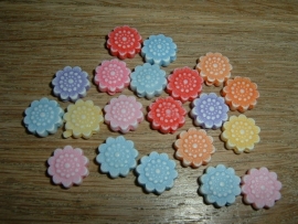 Mooie pastelkleurige bloemetjes mix