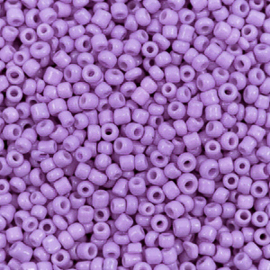 Glaskralen Rocailles 2 mm Deep lavender purple 10 gram