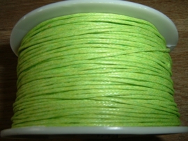 Waxkoord in een mooie felgroene kleur 1.0 mm.