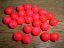 Mooie fluor roze Buri zaden van 8 mm.