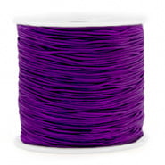 Macrame draad 0.8 mm. Petunia Paars per meter