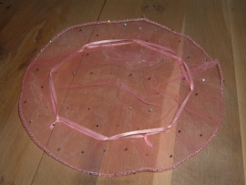 Mooie roze organza buideltjes