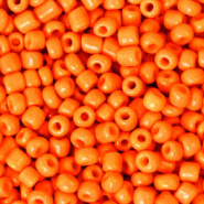 Glaskralen Rocailles 3mm Neon orange  10 gram