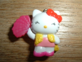 Superleuke Hello Kitty hangertjes met waaier