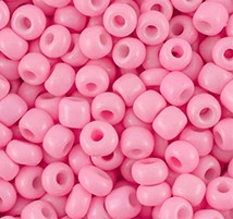 Glaskralen Rocailles 3mm Pink 20 gram