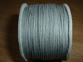 Waxkoord grijs 0,5 mm.