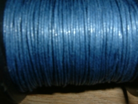 Waxkoord in een mooie marine blauwe kleur 0.5 mm.