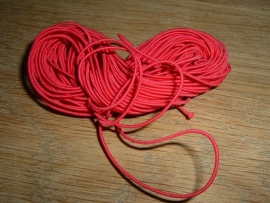 Elastiek draad in een mooie hard roze kleur 0.8 mm.