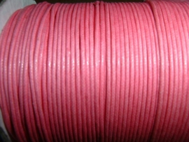 Waxkoord roze 1,0 mm.