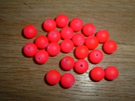 Mooie fluor roze Buri zaden van 8 mm.