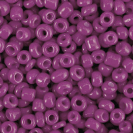 Glaskralen Rocailles 3 mm Summer plum purple 10 gram