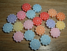 Mooie pastelkleurige bloemetjes mix