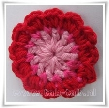 Bloem4 B12 roze-fuchsia-rood