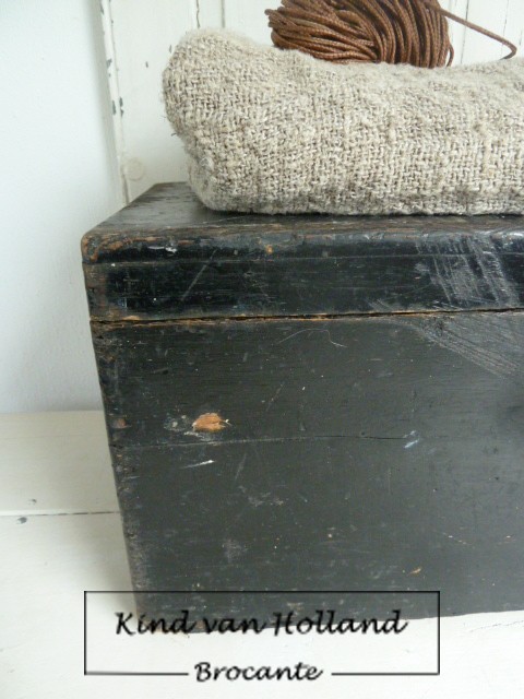 Vintage zwart kistje *