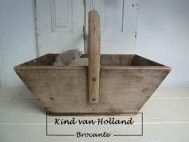 Houten druivenplukbak *