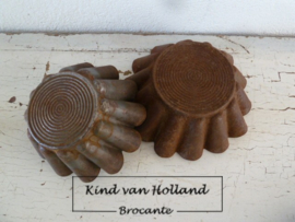 Setje van 2 stuks ribbelbakvormen *