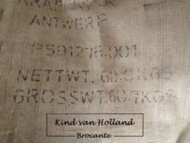 Koffieboonzak met tekst A*