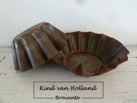Setje van 2 stuks ribbelbakvormen *