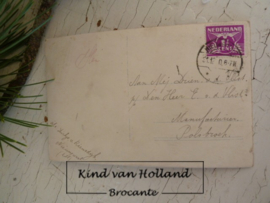 Oude postkaart "Gelukkig nieuwjaar" 1. *