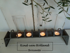 Zinken kippenvoerbak *