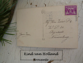 Oude postkaart "Gelukkig nieuwjaar" 2*
