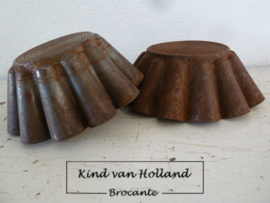 Setje van 2 stuks ribbelbakvormen *