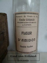 Oud flesje FLEUR D'AMIDON *