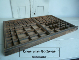 Oude letterbak *