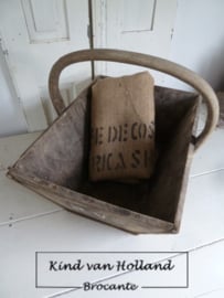 Houten druivenplukbak *