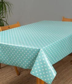PVC Tafelzeil - Daisy turquoise