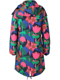 Danefae - DaneTurell coat Geofleur blue