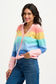 Sugarhill - Cardigan Izzy Rainbow Stripes