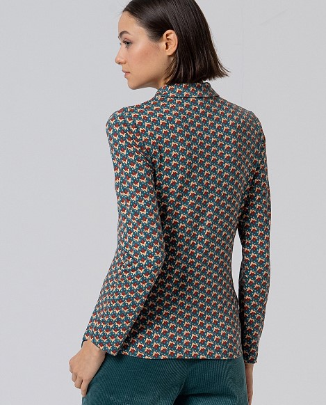 Surkana - Blouse Omfo bottle green