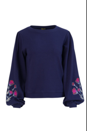 Lalamour - Cathy top Waffle blue