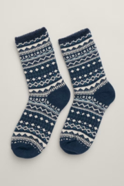 Seasalt Men's Cabinsocks - Mica fleck maritime