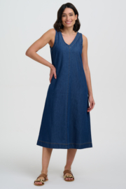 Sugarhill - Cerrys deepblue jeans dress