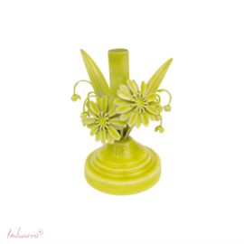 Imbarro - Kandelaar Fleuri lime