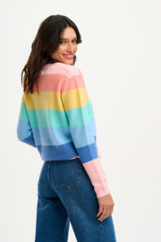 Sugarhill - Cardigan Izzy Rainbow Stripes