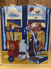 Seasalt Cornwall jute tas Flowers