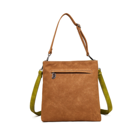Hi-di-Hi tas Kingshopper - green / cognac