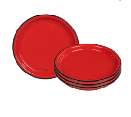 Keramiek bordje (S) Scarlet red - Cabanaz