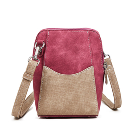 Hi-di-Hi tas Little Paradise cerise/ beige