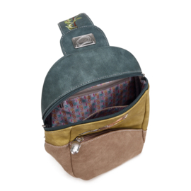 Hi-di-Hi tas Tjirp d.blue/ yellow/blue