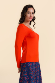 Lalamour - Lynn top plain red