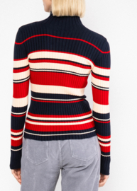 Blutsgeschwister - Turtleneck jumper Jazz & Chill out vintage varsity stripes