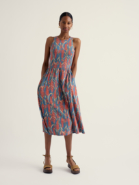 Seasalt - Porthmeor Wave dress Red hot poker dusk