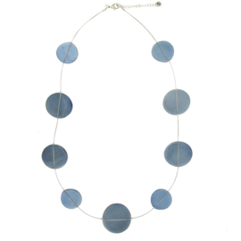 Grijsblauwe ketting