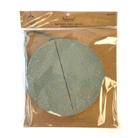 Bal hanger - blauwgroen XL