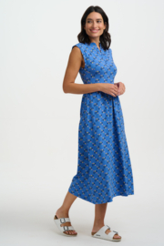 Sugarhill - Nina dress Blue folkore twist
