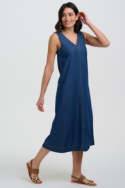 Sugarhill - Cerrys deepblue jeans dress